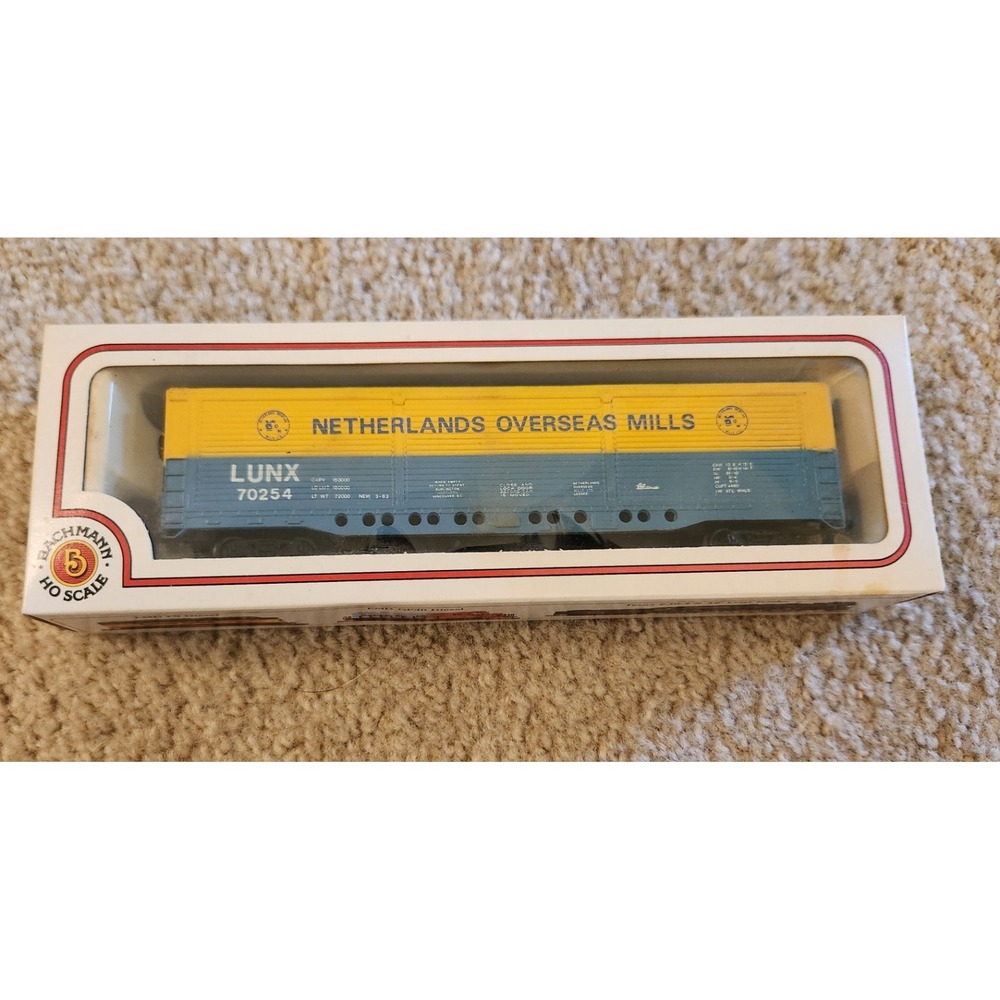 HO SCALE NETHERLANDS OVERSEAS MILLS #LUNX 70254 BOX CAR 60'